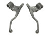 Handle brake set Lusito M84 short silver grey thumb extra