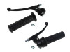 Handle set left / right Lusito original black A-quality (brake light) thumb extra