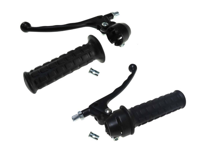 Handle set left / right Lusito original black A-quality (brake light) product