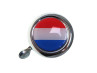 Glocke mit Flagge Holland Dome 3D Aufkleber Widek Chrom Glocke mit Flagge Holland Dome 3D Aufkleber Widek Chrom