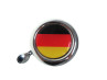 Bell with flag Germany dome 3D sticker Widek chrome Bell with flag Germany dome 3D sticker Widek chrome