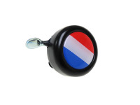 Bell with flag Holland dome 3D sticker Widek black