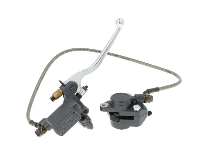 Griff Bremssatz Bremspumpe mit Bremssattel-Set grau Tomos Streetmate