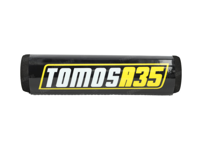 Bar pad / handlebar roller Tomos A35 black / yellow 205mm