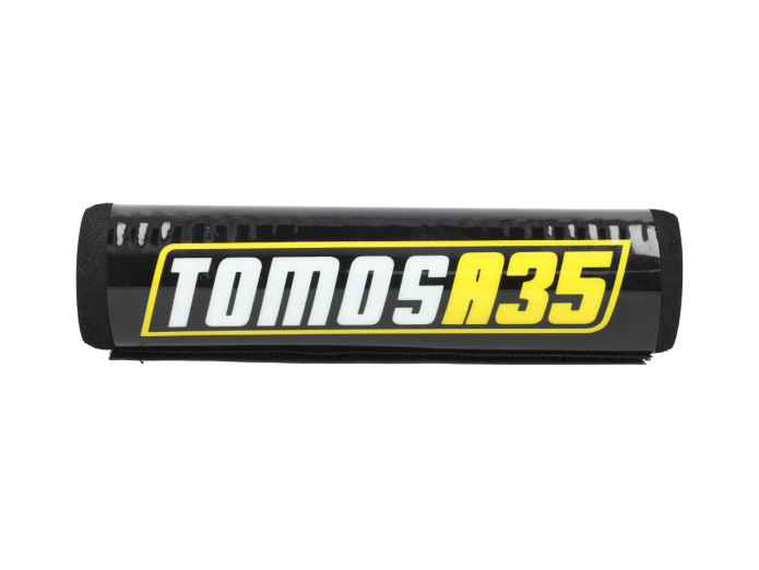Bar pad / handlebar roller Tomos A35 black / yellow 205mm