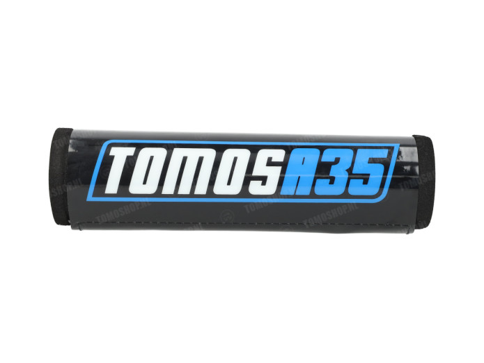 Lenkerschützer / Lenkerprotektor Tomos A35 Schwarz / Blau 205mm