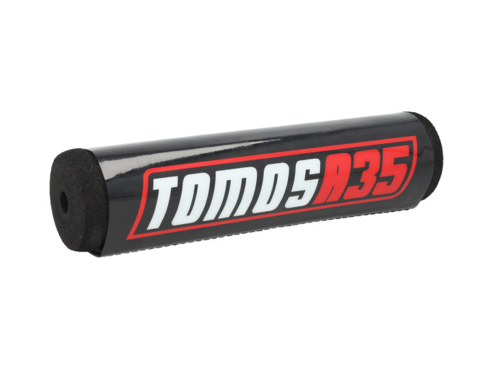 Stuurrol / stuurbeschermer Tomos A35 zwart / rood 205mm