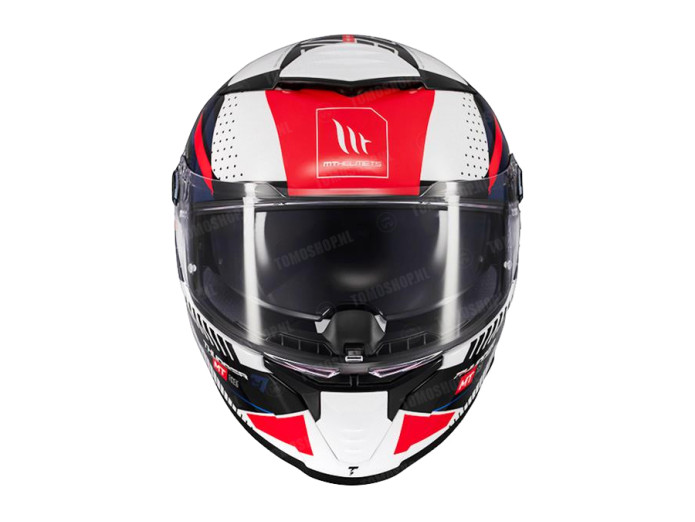 Helm MT Thunder 4 SV Lumience Weiss / Blau / Rot (S - XXL)