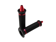 Handle grips Spike red 24mm / 22mm Handle grips Spike red 24mm / 22mm
