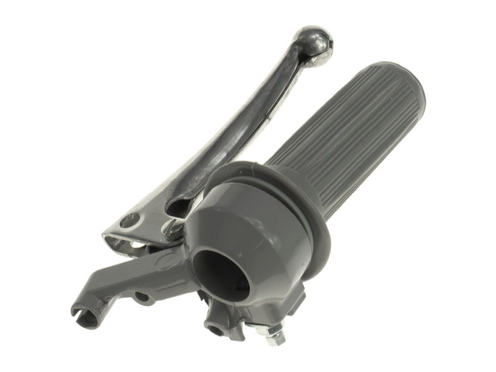 Griffsatz links/rechts Schaltgriff 3-Gang Tomos 3L NTS Grau A-Qualität