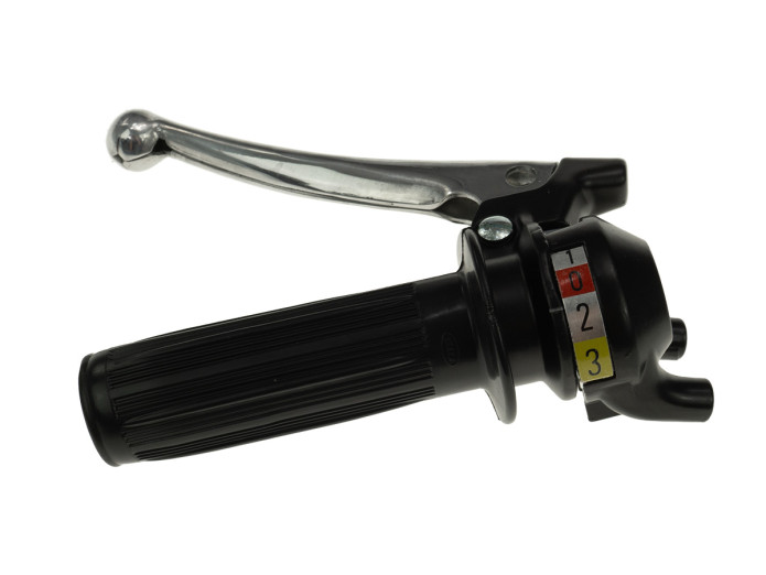 Handle set left/right shift handle 3-speed Tomos 3L NTS black A-quality