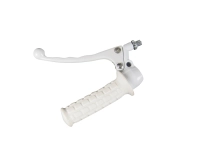 Handle set left replica model Lusito white (brake light)