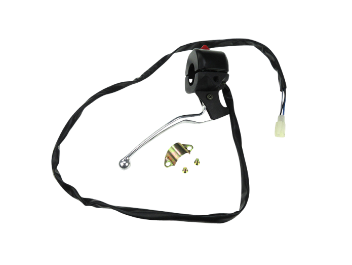 Handle set brake lever right Tomos new model with switch 