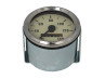 Teller kilometer 60mm 140 km/h crème met chroom (met licht)