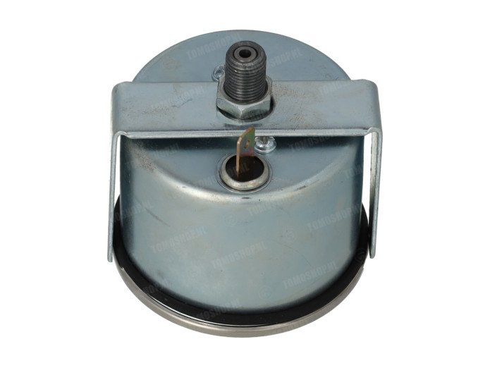 Teller kilometer 60mm 140 km/h zwart met chroom (met licht)