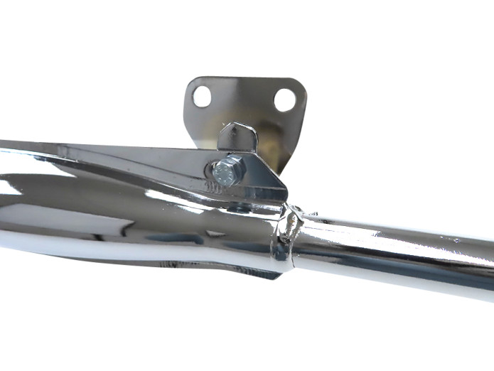 Exhaust Tomos A3 / A35 22mm Tecno STD chrome 45 km/h Euro1 / Euro2