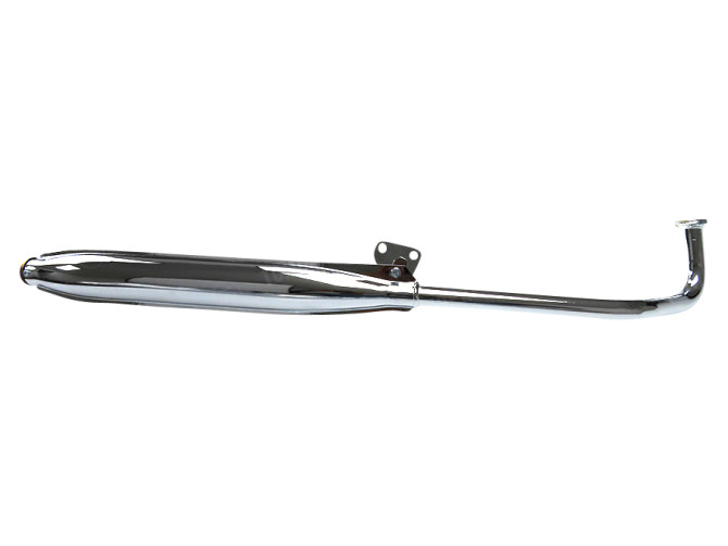 Uitlaat Tomos A3 / A35 26mm Tecno Speedy STD chroom Euro1 / Euro2 main