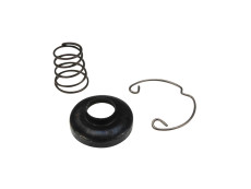 Exhaust silencer spring plate end for Biturbo Gold