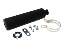 Exhaust silencer universal Tecnigas black