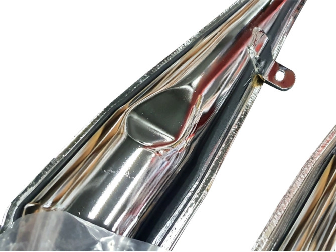 Exhaust Tomos A55 26mm Tecno Bullet chrome / aluminium Euro2 product