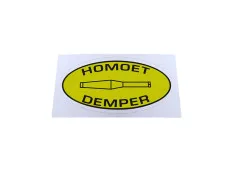 Sticker Homoet Demper uitlaat