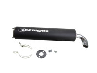 Exhaust silencer universal Tecnigas Next R black