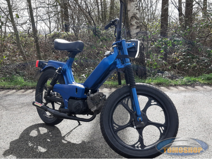 Uitlaat Tomos A3 / A35 28mm Tecno Bos Fuego zwart