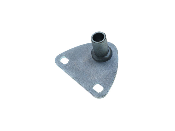 Exhaust Tomos 2L / 3L mounting plate 3-angled main