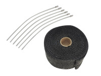 Exhaust heatwrap black (5 cm x 5 meter)