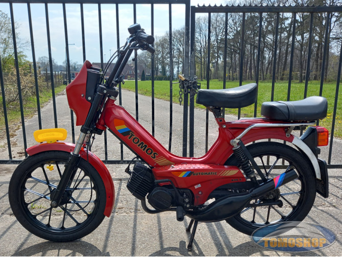 Front fender plate yellow universal Tomos moped product