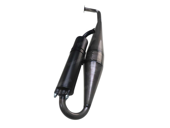 Auspuff Tomos A3 / A35 28mm MTB Bullet Reverse Blanko