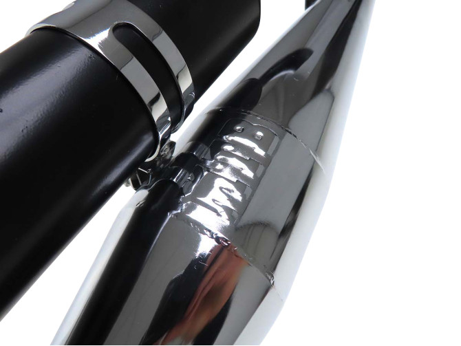 Exhaust Tomos A3 / A35 28mm MTB Bullet reverse chrome product