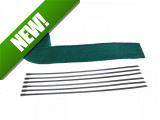 Exhaust heatwrap green (5 cm x 5 meter)