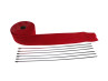 Uitlaat hitteband / heatwrap rood (5 cm x 5 meter) thumb extra