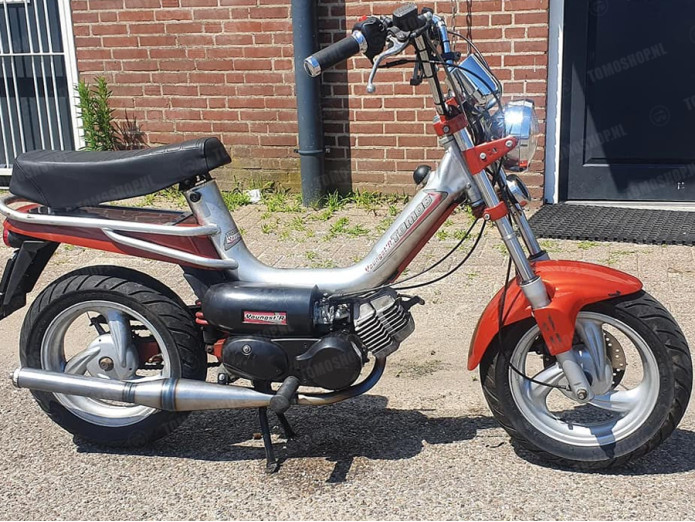 Saddle buddyseat Tomos A3 / A35 long stock black 