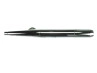 Exhaust silencer universal 28mm RS cigar chrome 700mm with mounting bracket thumb extra