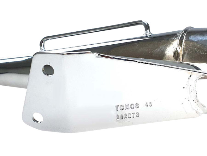Uitlaat Tomos A3 / A35 20mm Revival Euro2 / diverse modellen 45 km/h chroom origineel  product
