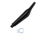 Exhaust silencer universal 28mm Fuego Cross black 