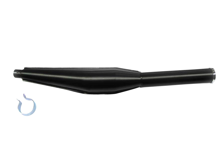 Uitlaatgeluiddemper, Btstijl 28 mm universele motorfiets roestvrij