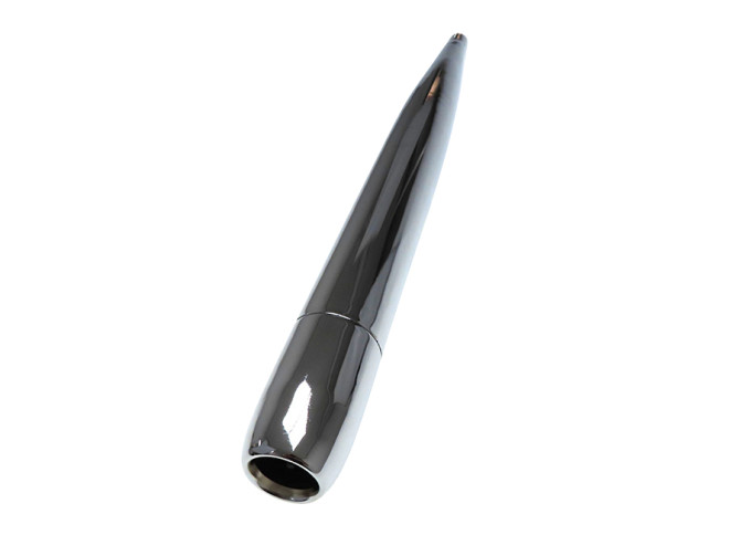 Exhaust silencer universal 28mm cigar resonance chrome 730mm product
