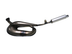 Exhaust Tomos A3 / A35 25mm Tecno Circuit blank with aluminium silencer