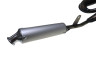 Uitlaat Tomos A3 / A35 25mm Tecno Circuit blank / alu thumb extra