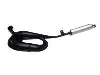 Exhaust Tomos A3 / A35 25mm Tecno Circuit black with alu silencer