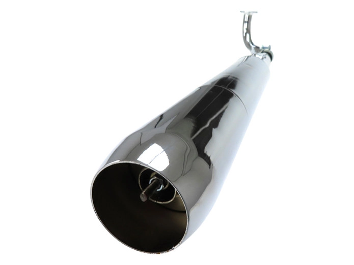 Auspuff Tomos A55 28mm RS Zigarre Chrom Schnell und Leis