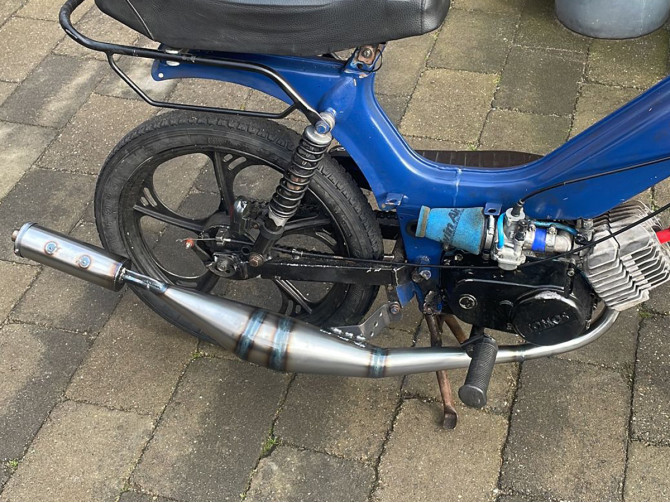 Uitlaat Tomos A3 A35 M-pipes 50cc rotor 65cc 70cc standaard product