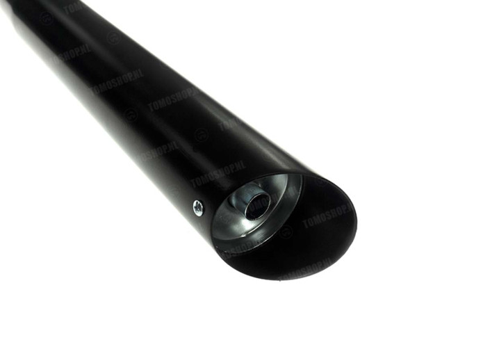 Auspuff dämpfer Universal 28mm Bos Style 60mm Schwarz 
