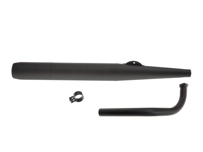 Auspuff Tomos A3 / A35 28mm RS Zigarre Schwarz Black Edition