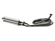 Uitlaat Tomos A3 / A35 25mm Tecno Circuit twin blank met aluminium demper