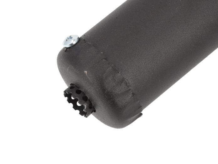 Uitlaat Tomos 2L / 3L 28mm Homoet P4 zwart (vernieuwd)