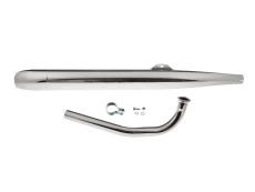 Uitlaat Tomos A3 / A35 28mm RS sigaar resonantie "Super Reso" chroom 